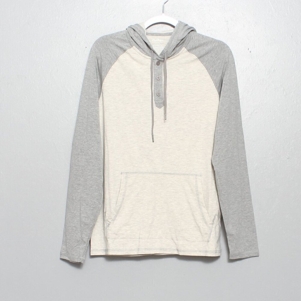 Flag and anthem madflex nwt gray heather lightweight hoodie tee